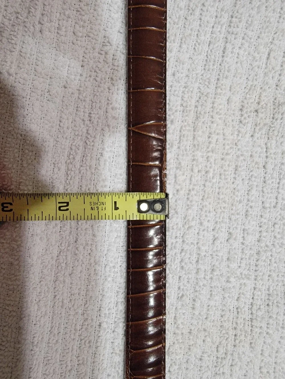 Vintage Brighton Dark Brown Leather Women’s Belt with Brass Buckleomen EUC